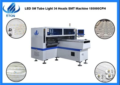LED 5M buislicht 34 koppen SMT-machine 180000CPH